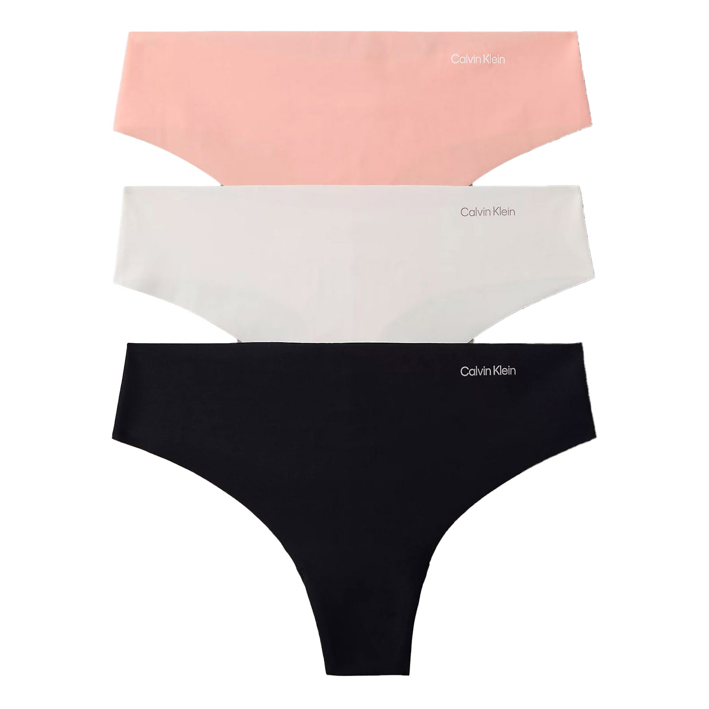 Calvin Klein Invisibles Microfiber Stretch Thong 3Pk